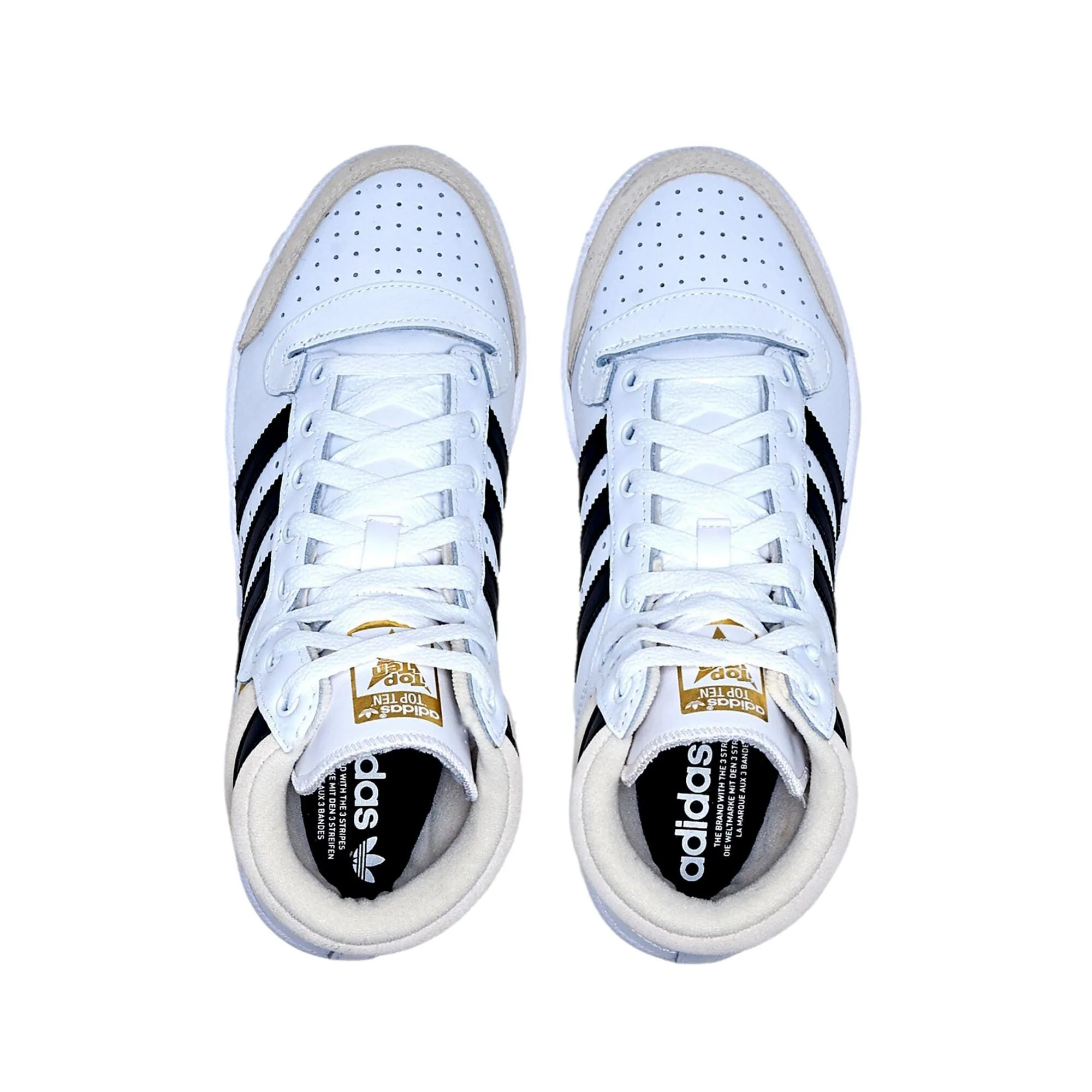 Adidas Top Ten Footwear White / Chalk White / Core Black  H00281 Grade-School