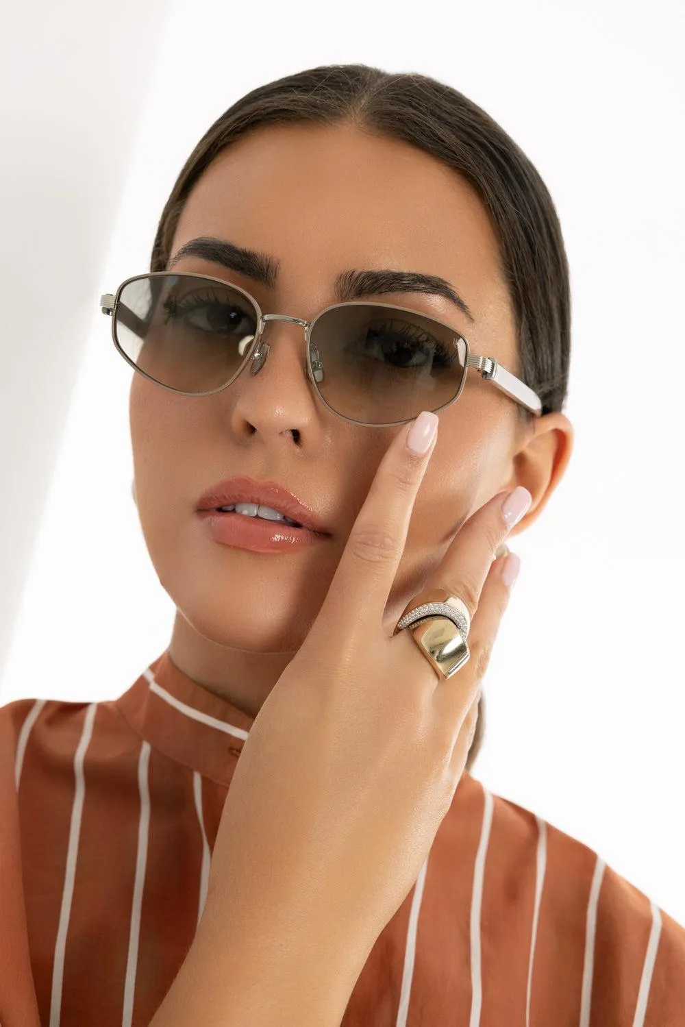 Angled Lens Sunglasses