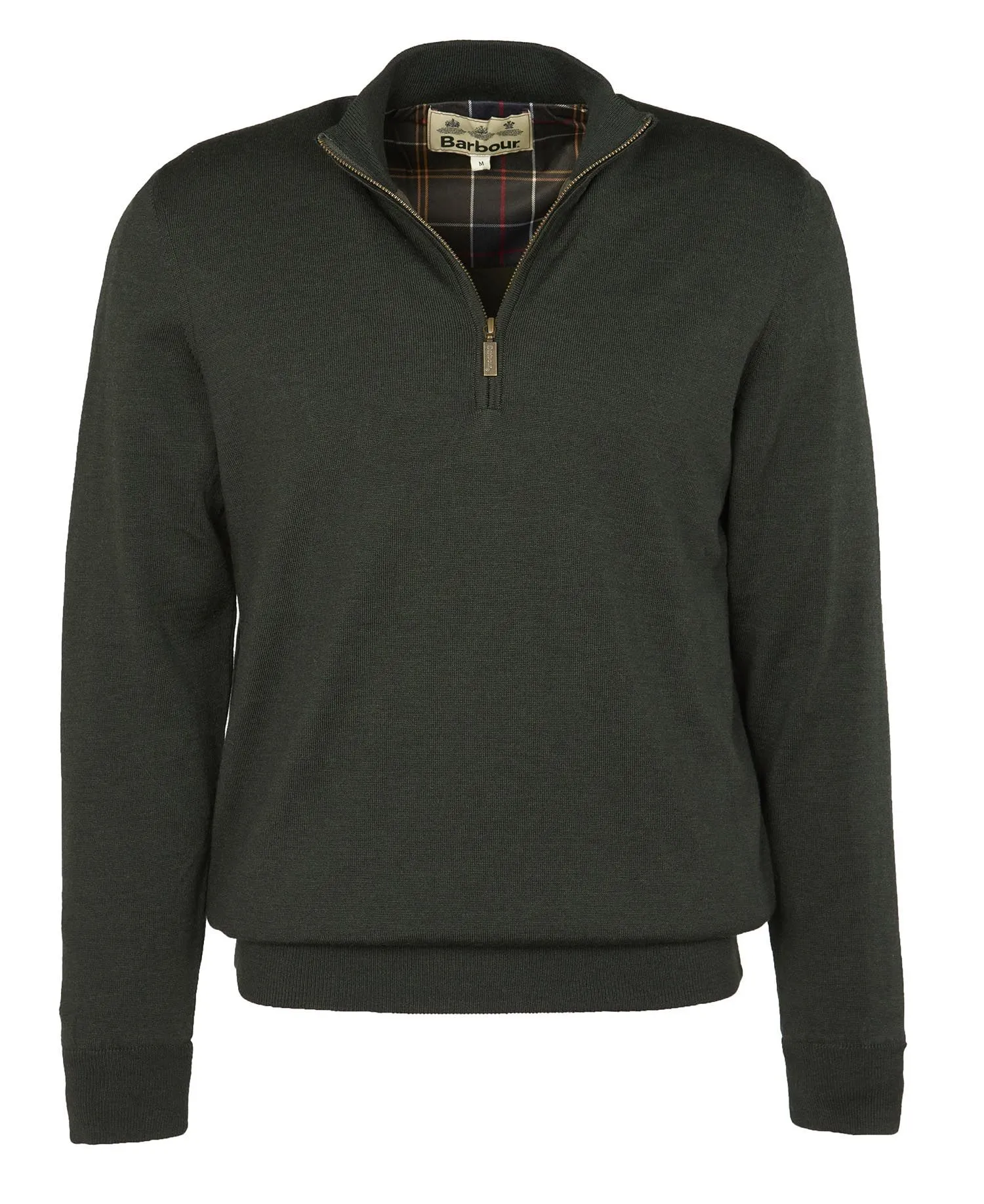 Barbour Men's Gamlin Half Zip Sweater - Olive