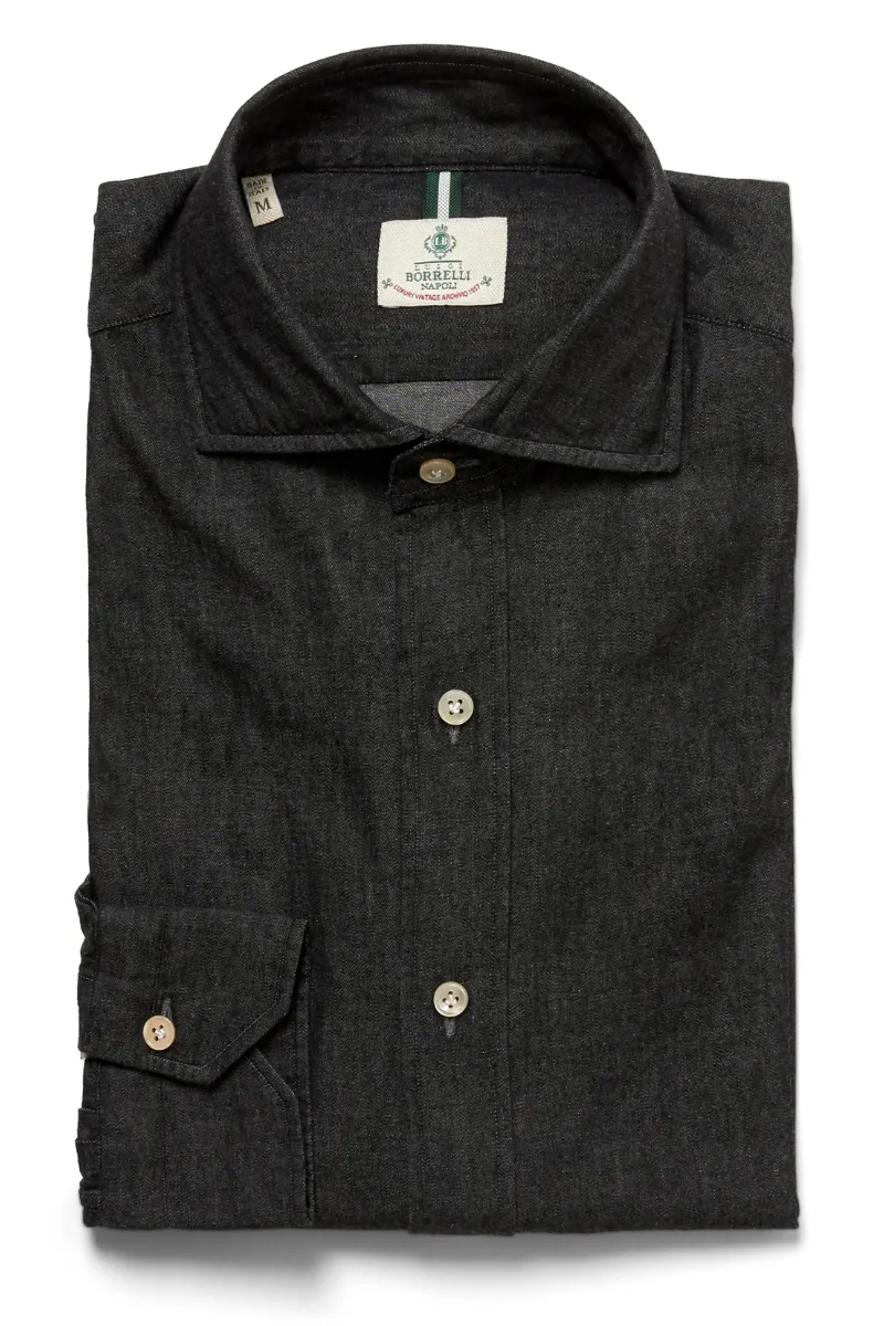 Black Denim Shirt