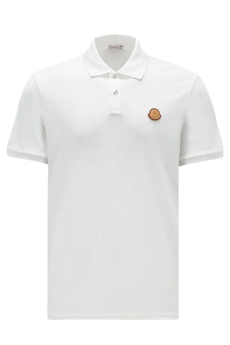 Black Logo Patch Polo