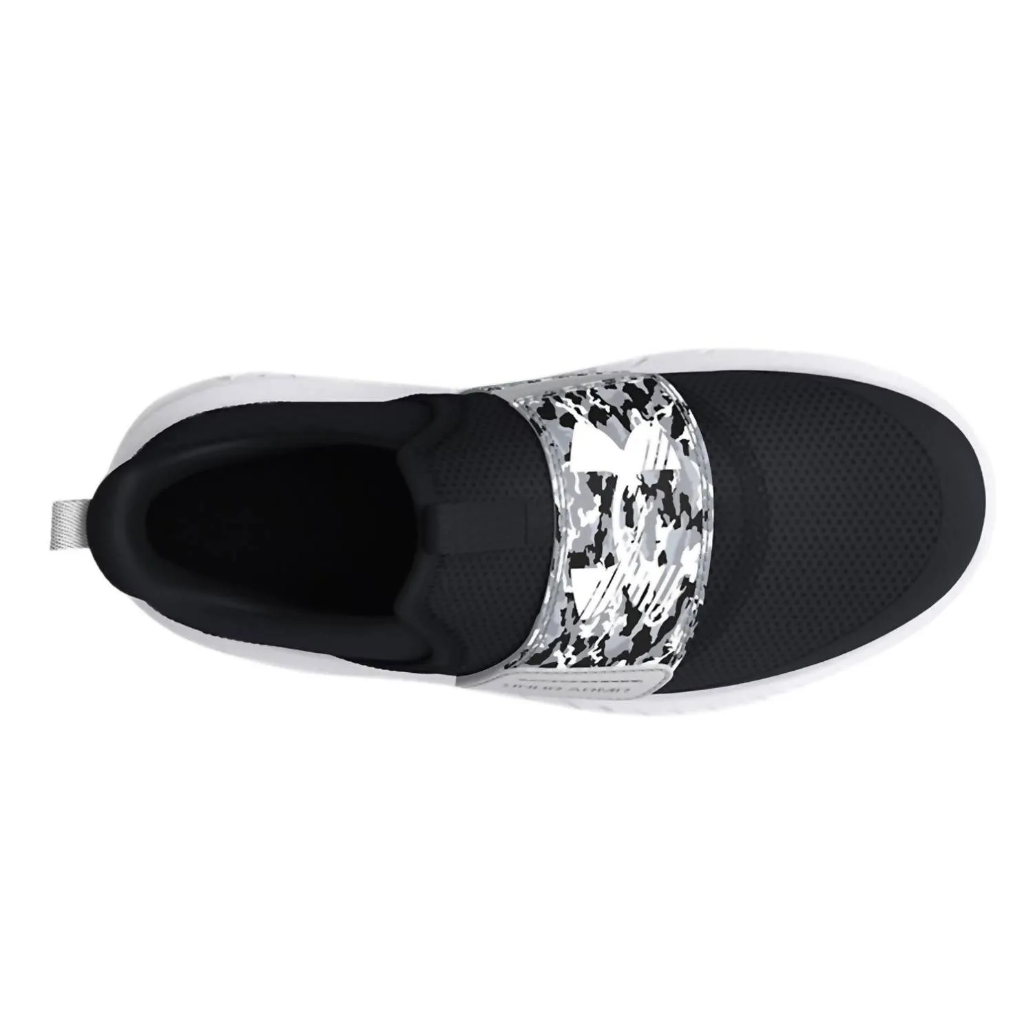 Boys' Pre-School Flash Print Sneakers In Black/mod Gray/white