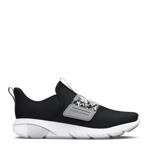 Boys' Pre-School Flash Print Sneakers In Black/mod Gray/white