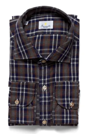 Brushed Cotton Check Shirt