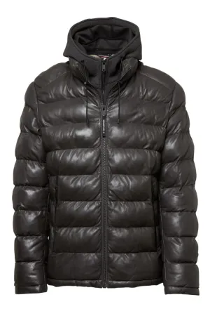 Callisto Leather Bomber Jacket