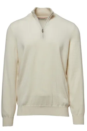 Cashmere Quarter Zip Sweater