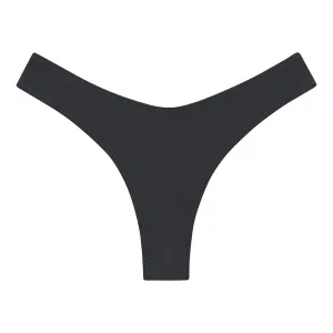 Charcoal Lulu (Zig-Zag Stitch) Bikini Bottom
