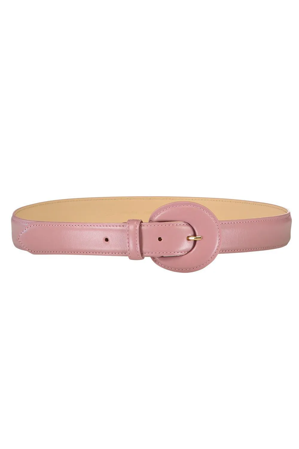 Circle Bucklet Belt - Rose