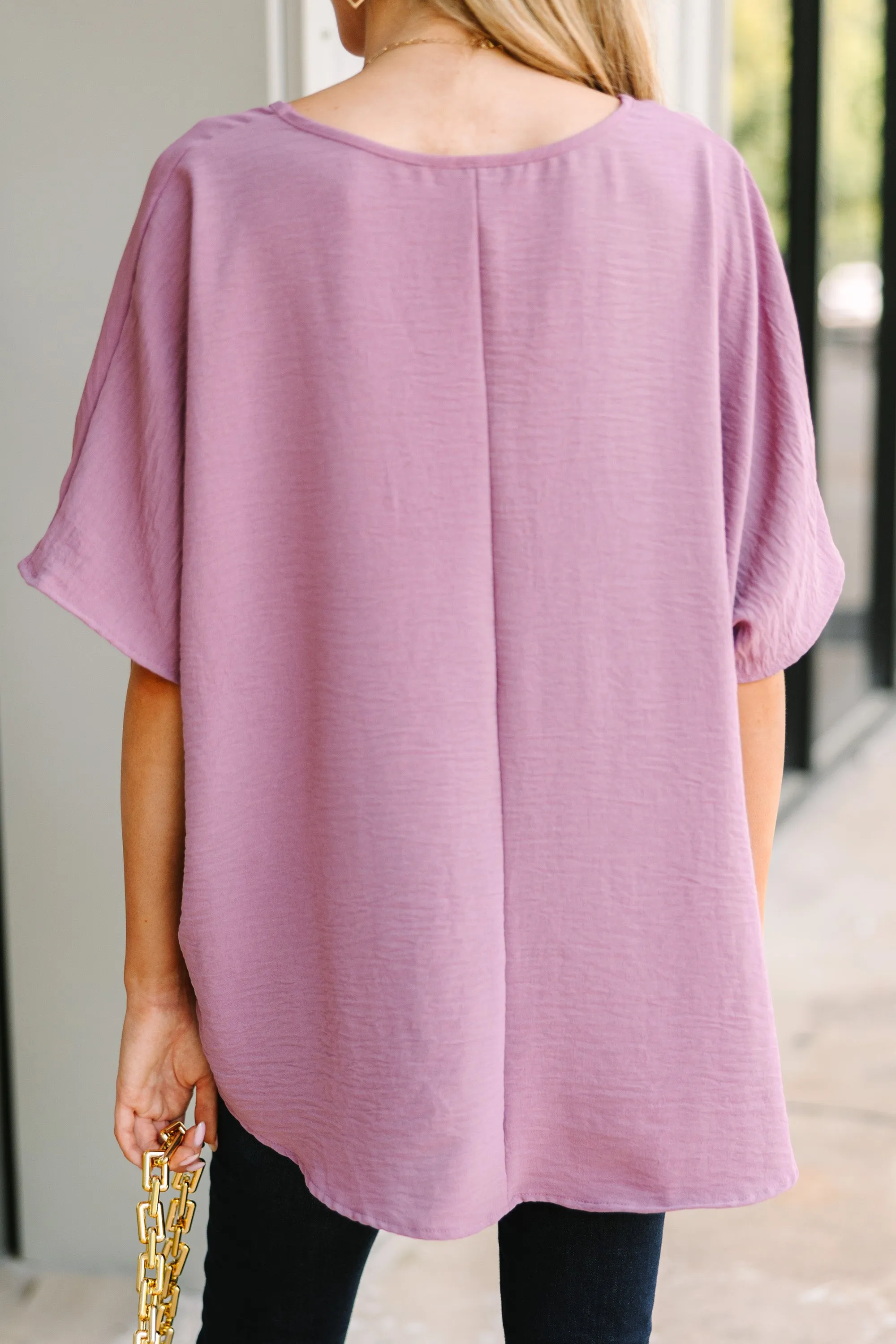 Couldn't Be Better Dusty Purple Top