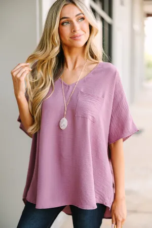 Couldn't Be Better Dusty Purple Top