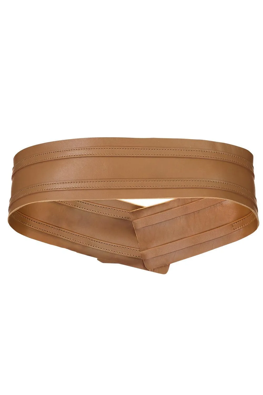 Double Buckle Wide Belt