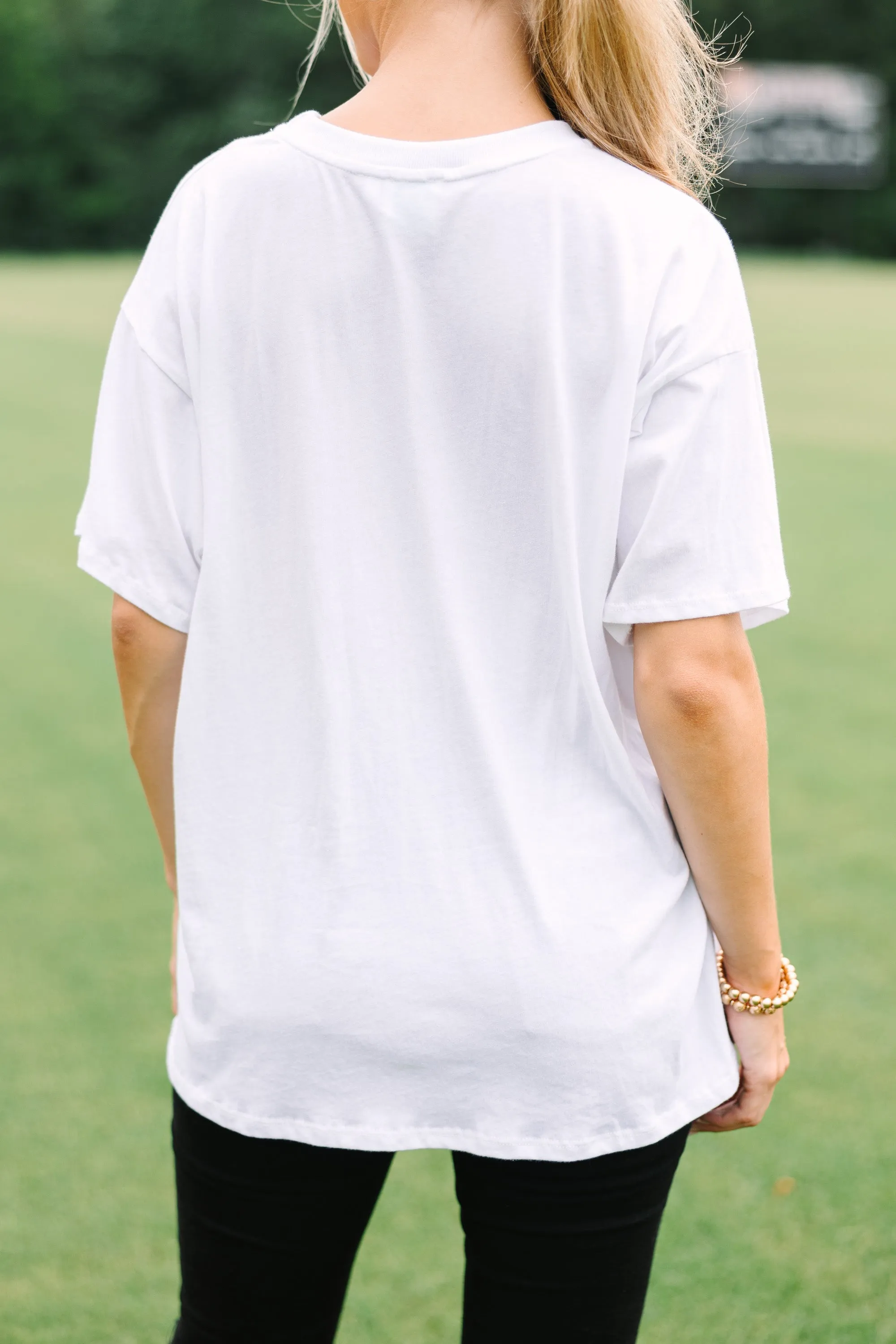 Drink Local Orange And White Gameday Graphic Tee