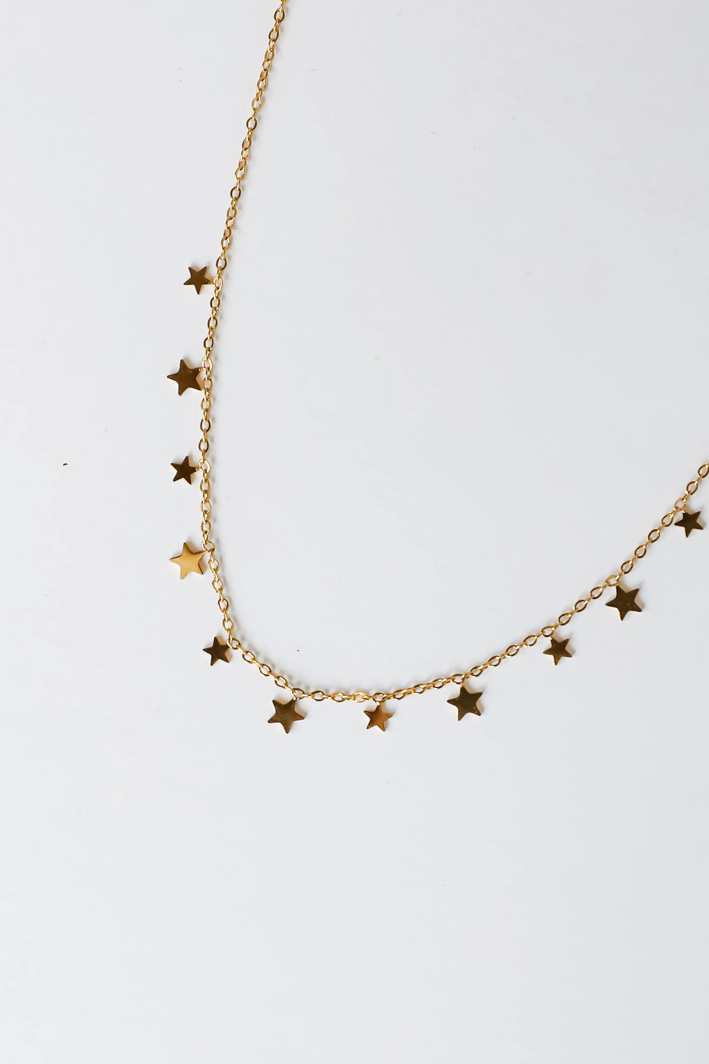 Elise Gold Star Charm Necklace