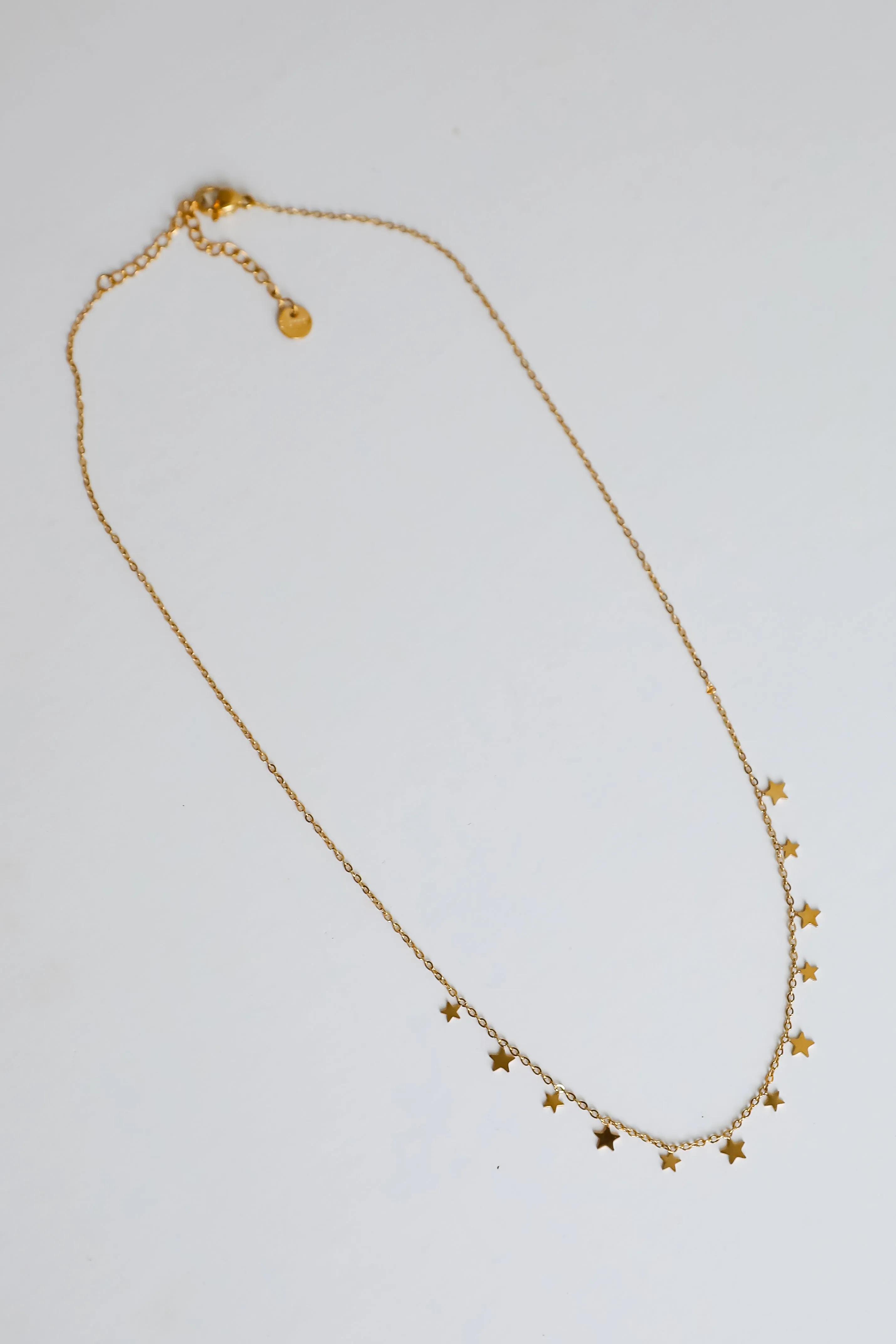 Elise Gold Star Charm Necklace
