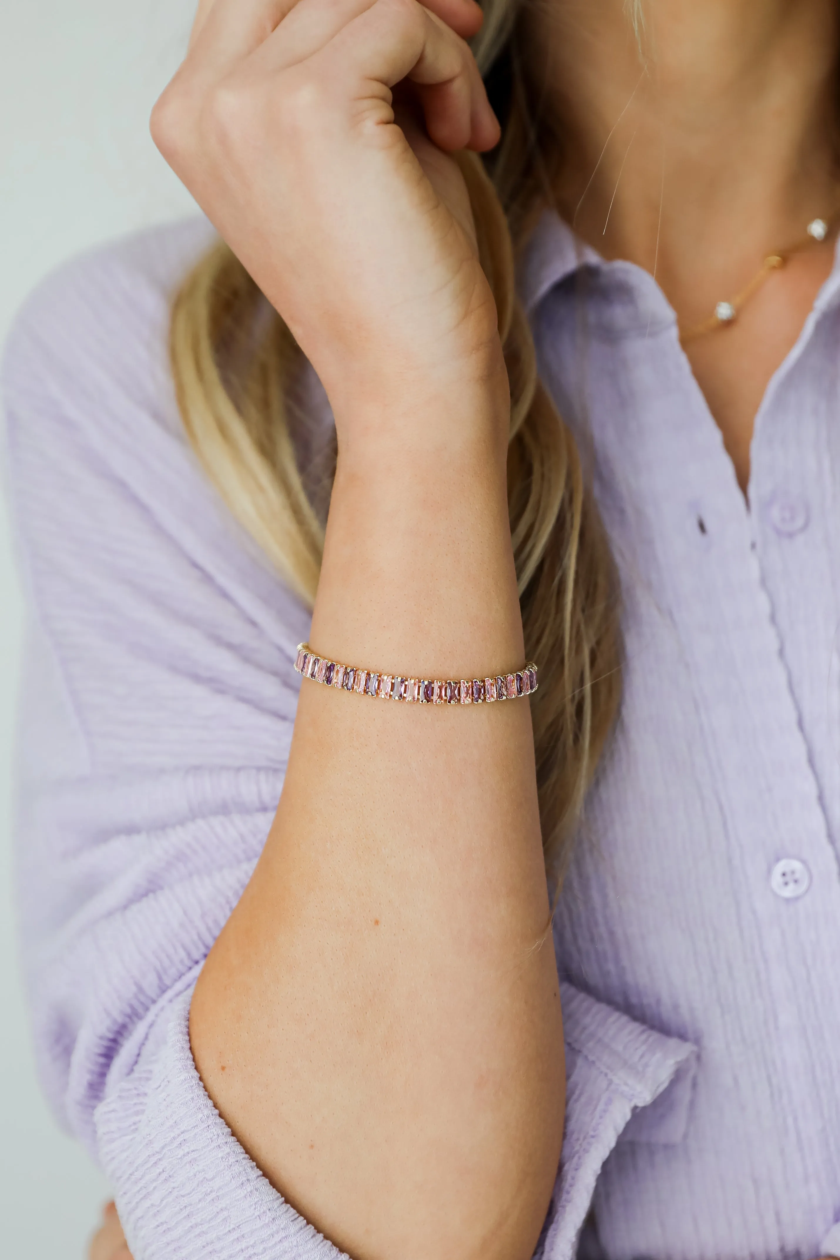 FINAL SALE - Ansley Rhinestone Bracelet