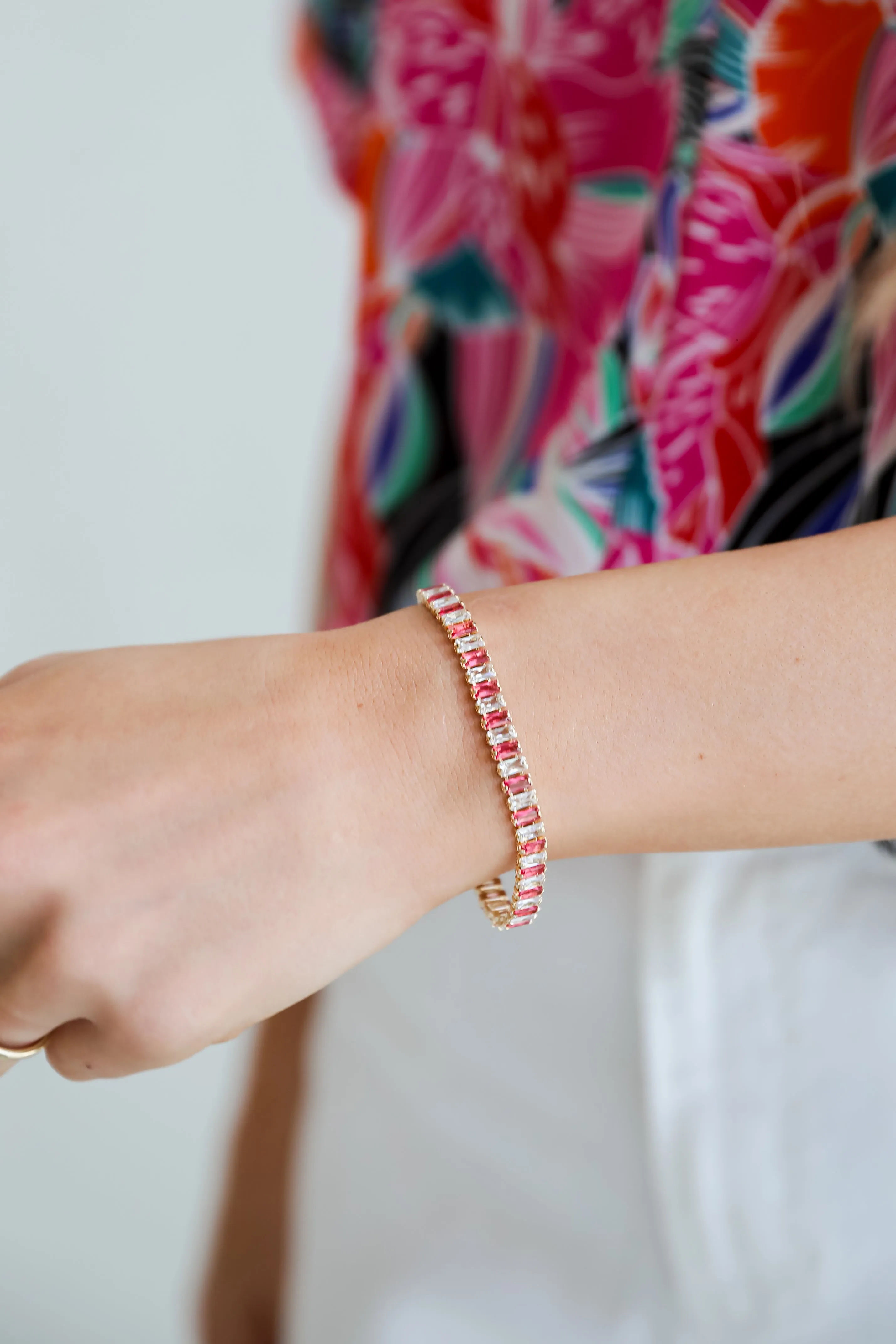 FINAL SALE - Ansley Rhinestone Bracelet
