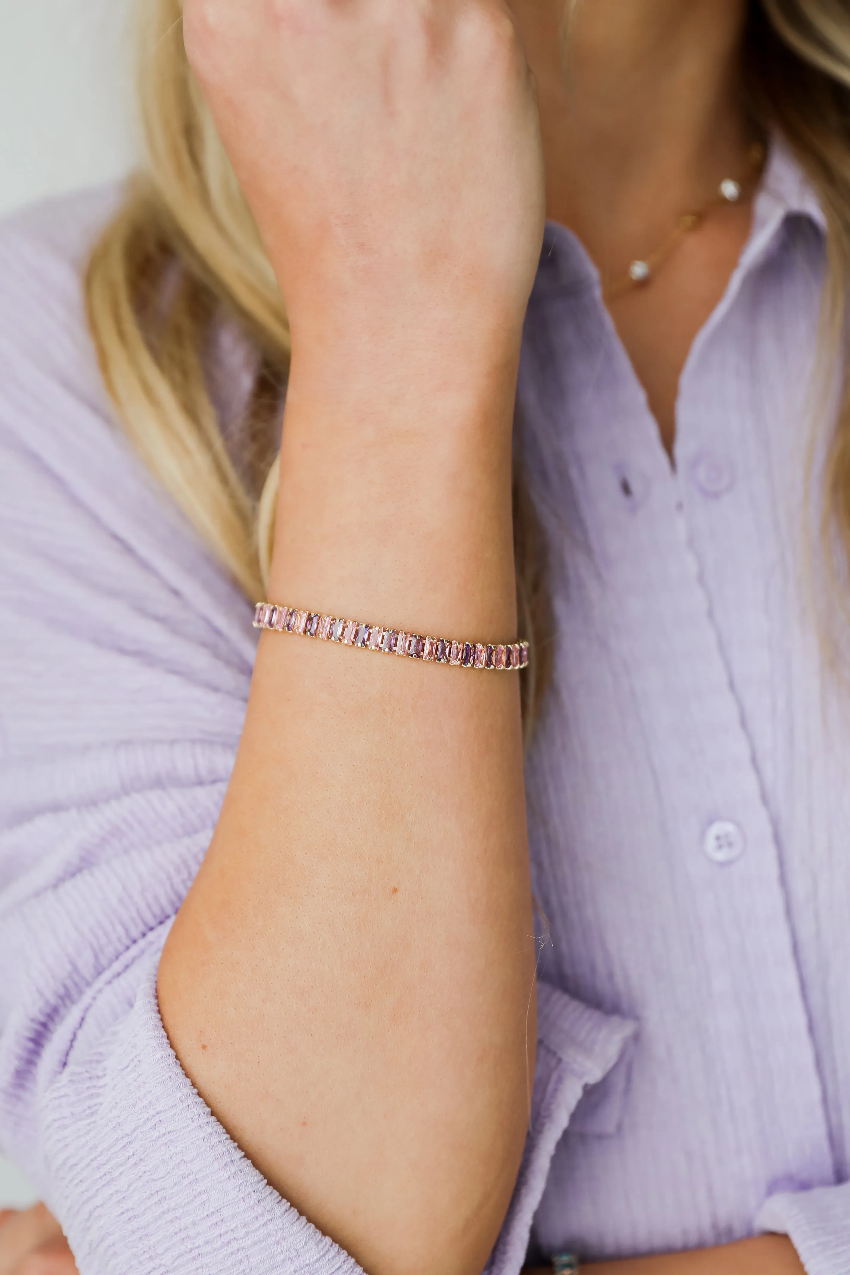 FINAL SALE - Ansley Rhinestone Bracelet