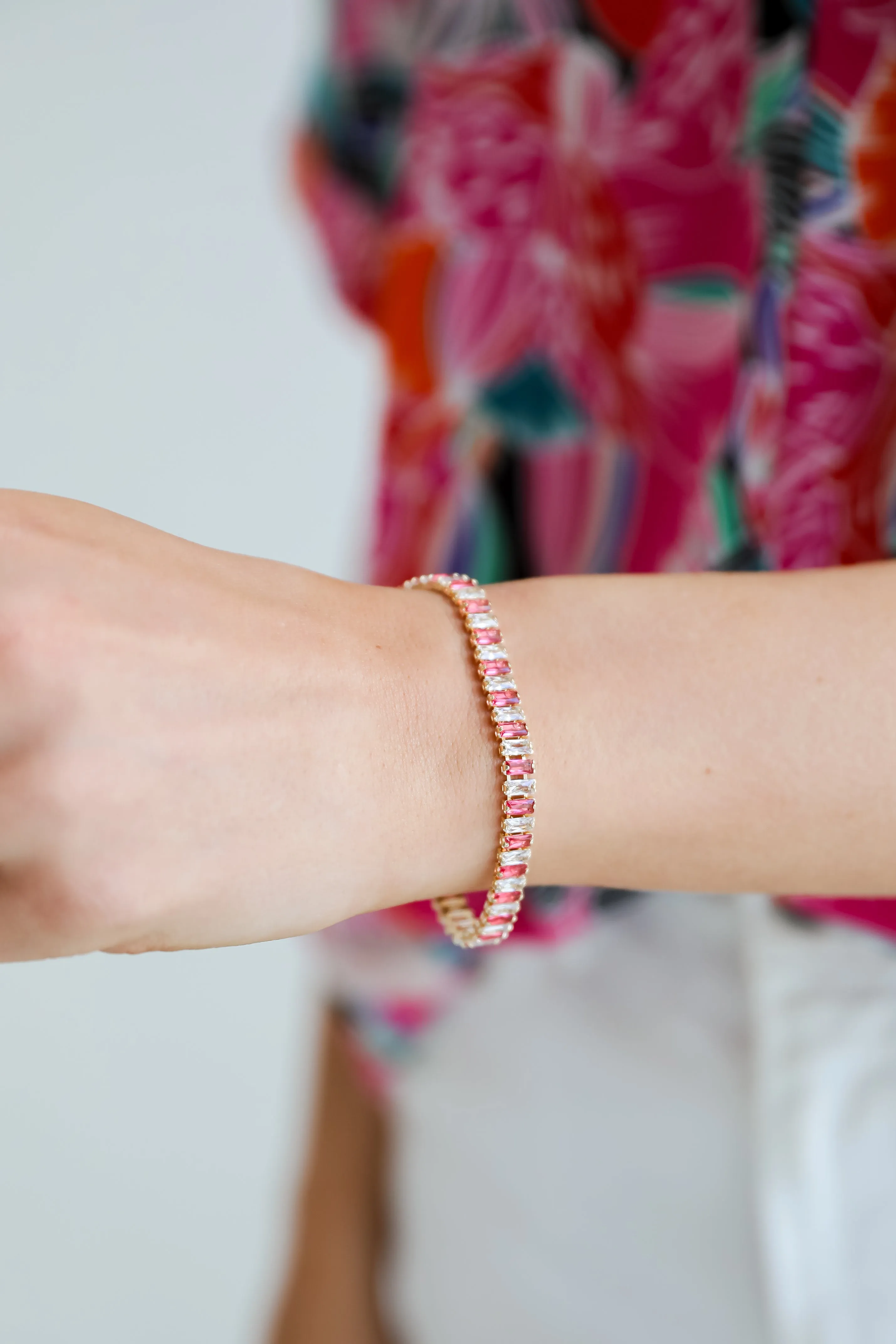 FINAL SALE - Ansley Rhinestone Bracelet