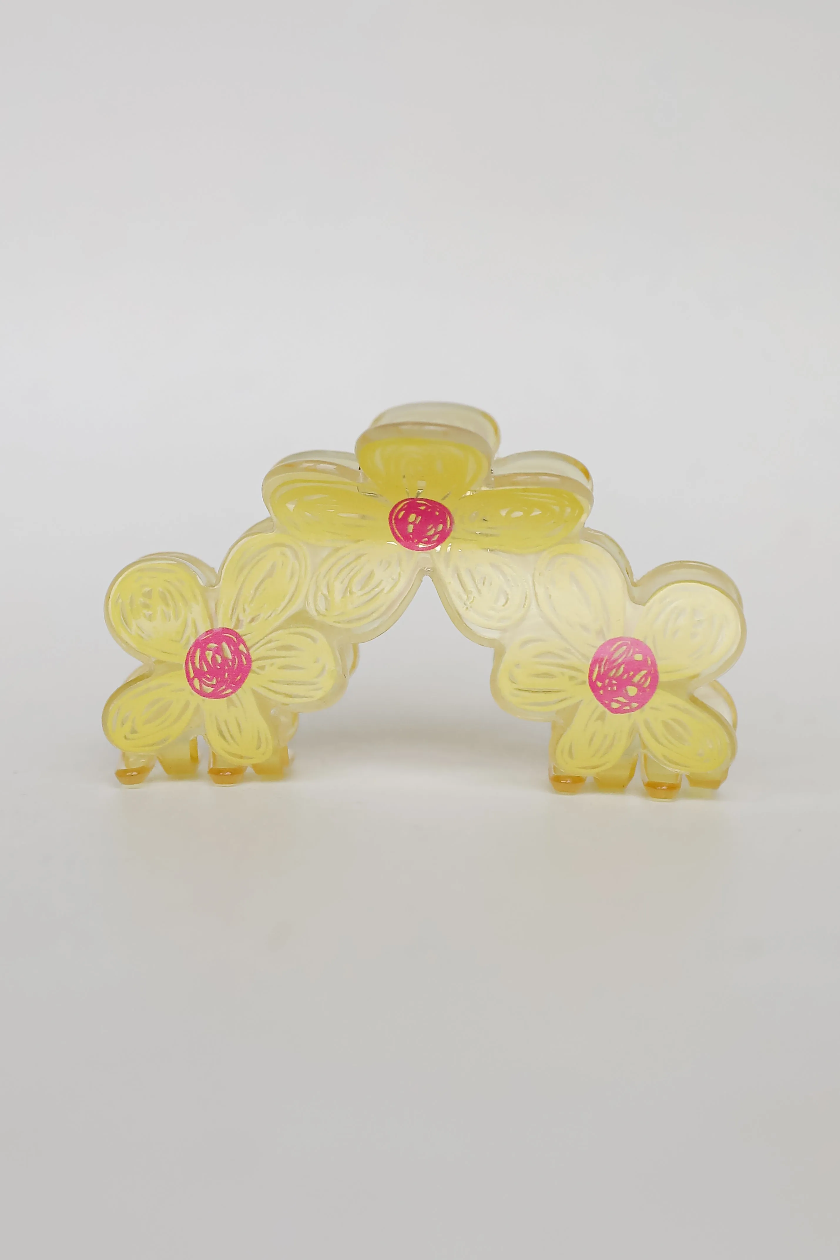 FINAL SALE - Delicate Nature Floral Claw Hair Clip