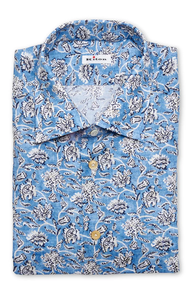Floral Print Sport Shirt