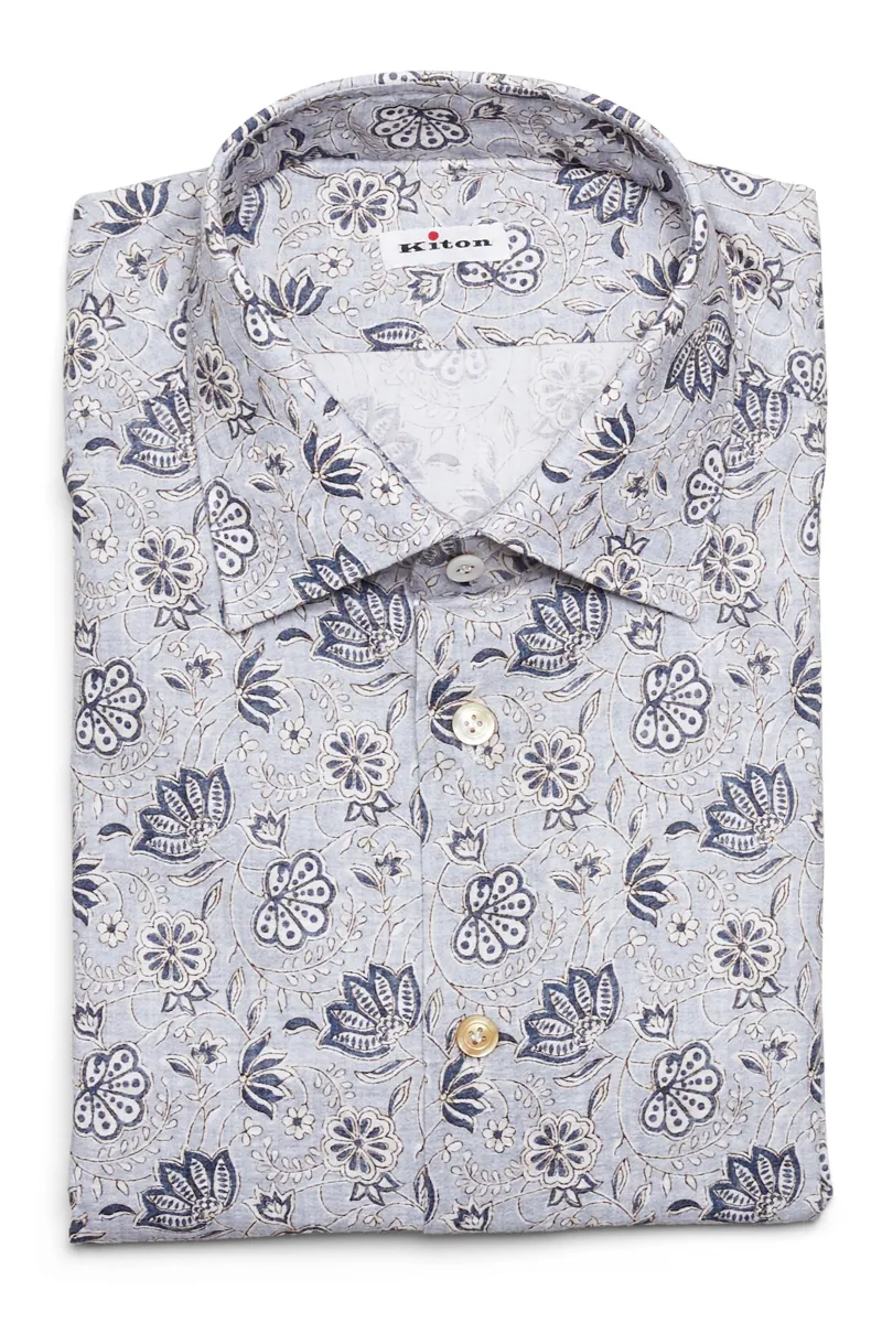 Floral Print Sport Shirt