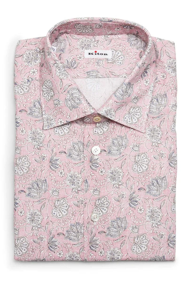 Floral Print Sport Shirt