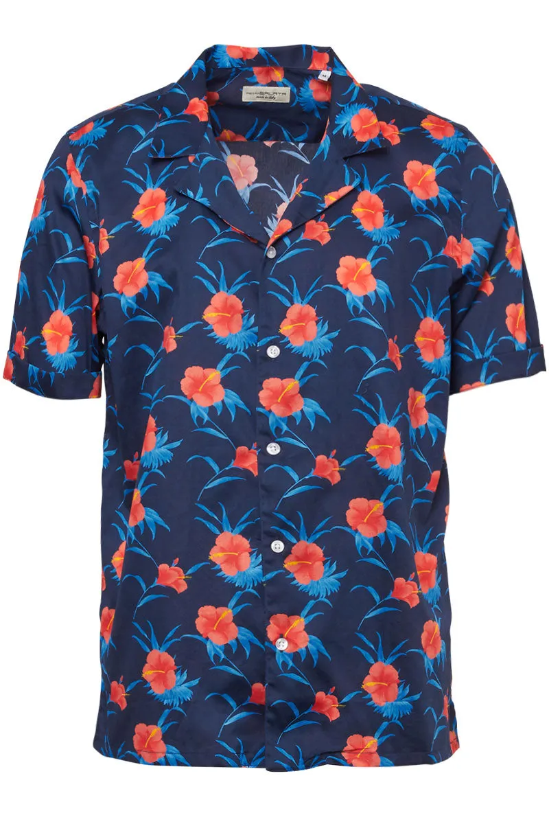 Floral Short Sleeve Sportshirt