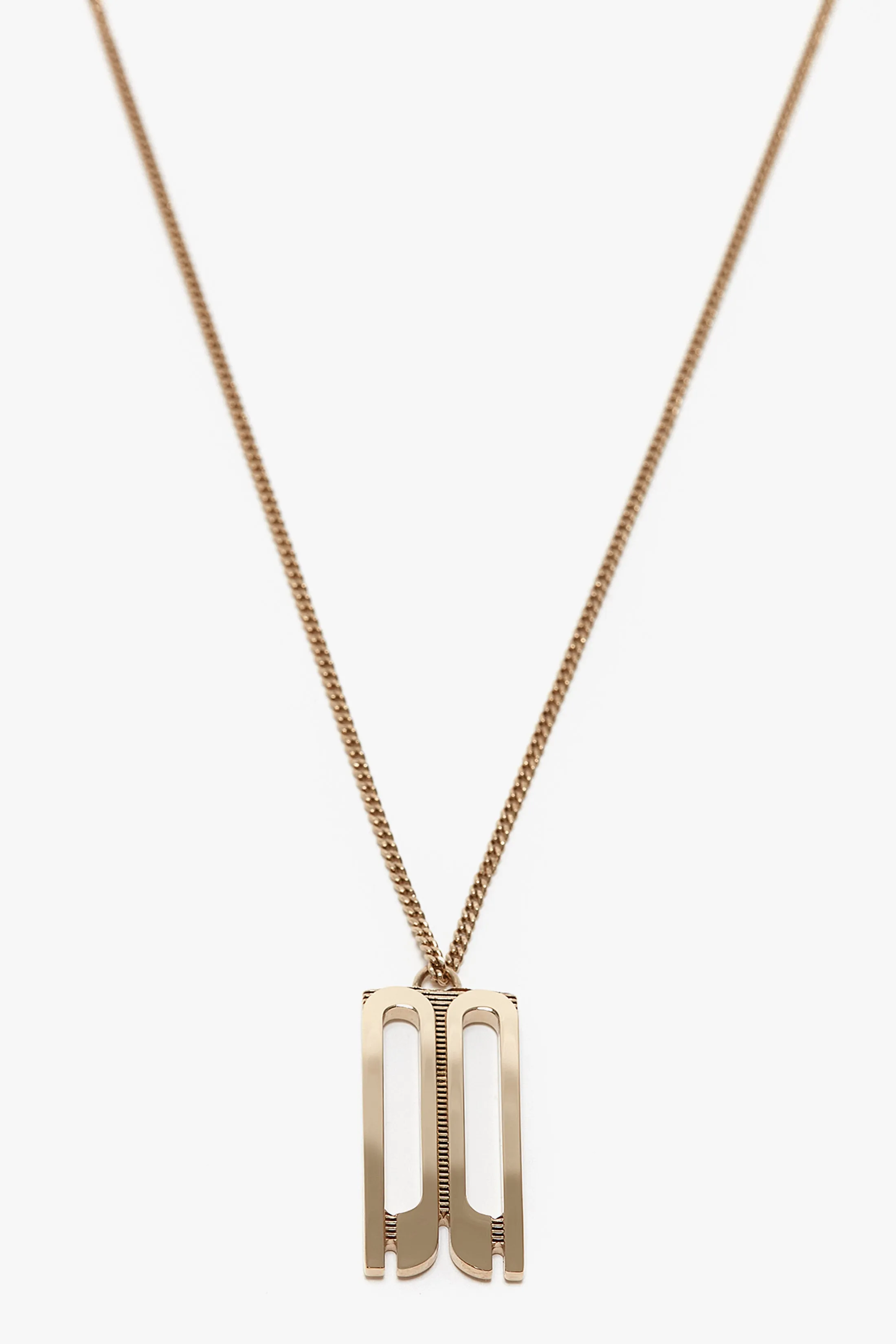 Frame Necklace In Gold Victoria Beckham