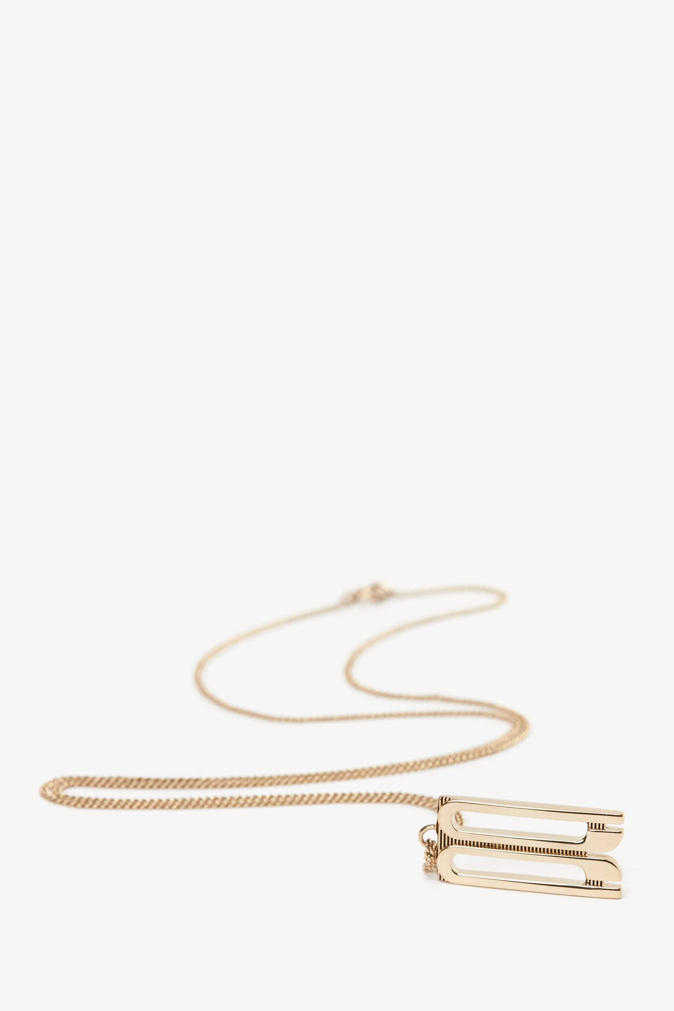 Frame Necklace In Gold Victoria Beckham
