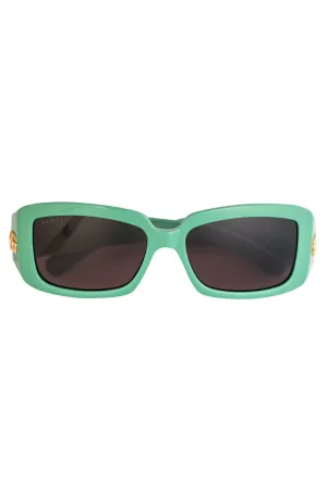 GG Corner Rectangular Sunglasses