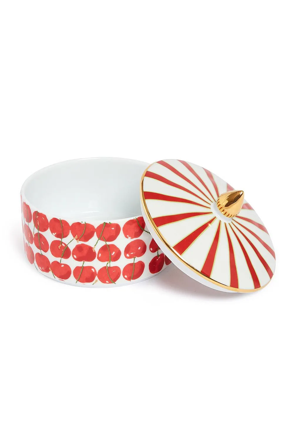 Goodie Jar - Cherries Ivory