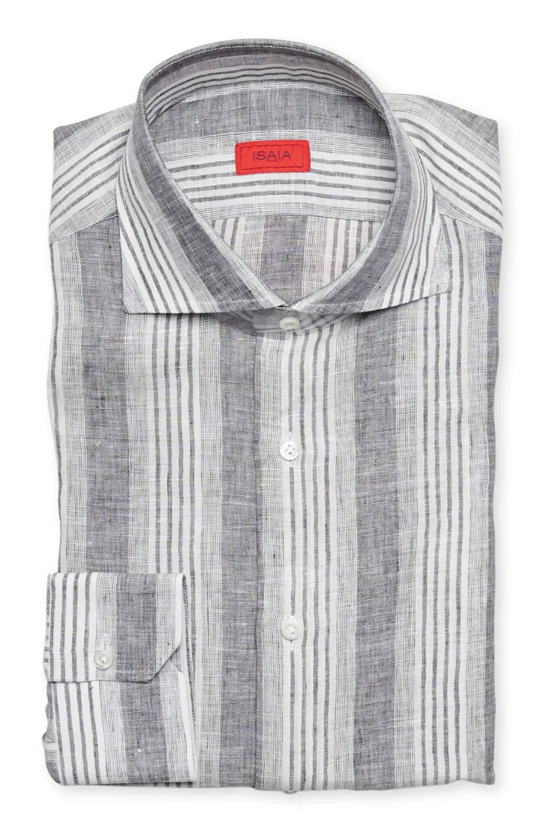 Grey Stripe Sport Shirt