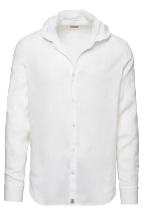 Hooded Linen Shirt