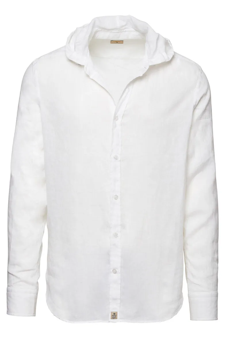 Hooded Linen Shirt