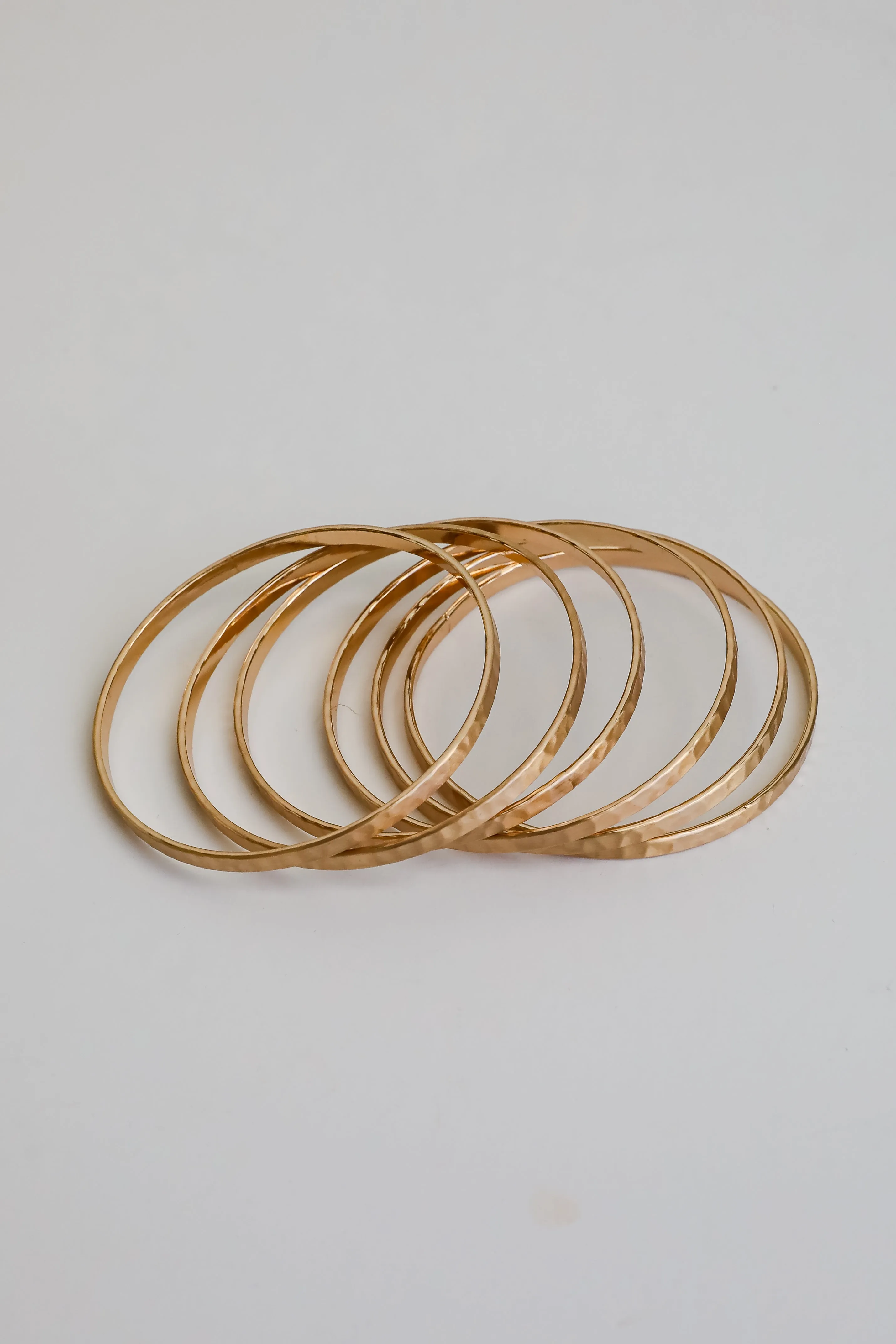 Isabella Gold Bangle Set