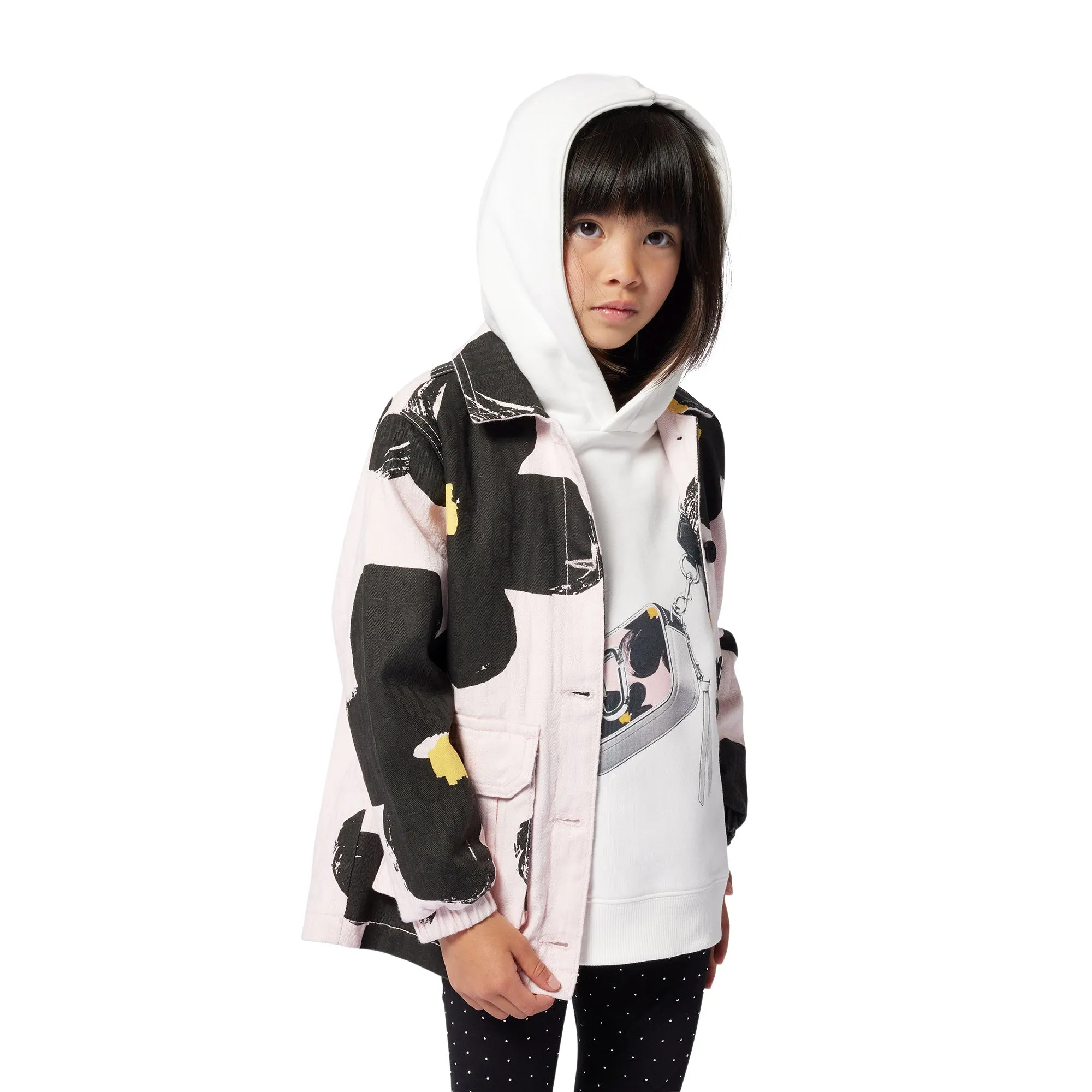 Ivory Bag Print Sweatshirt