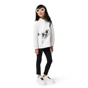 Ivory Bag Print Sweatshirt
