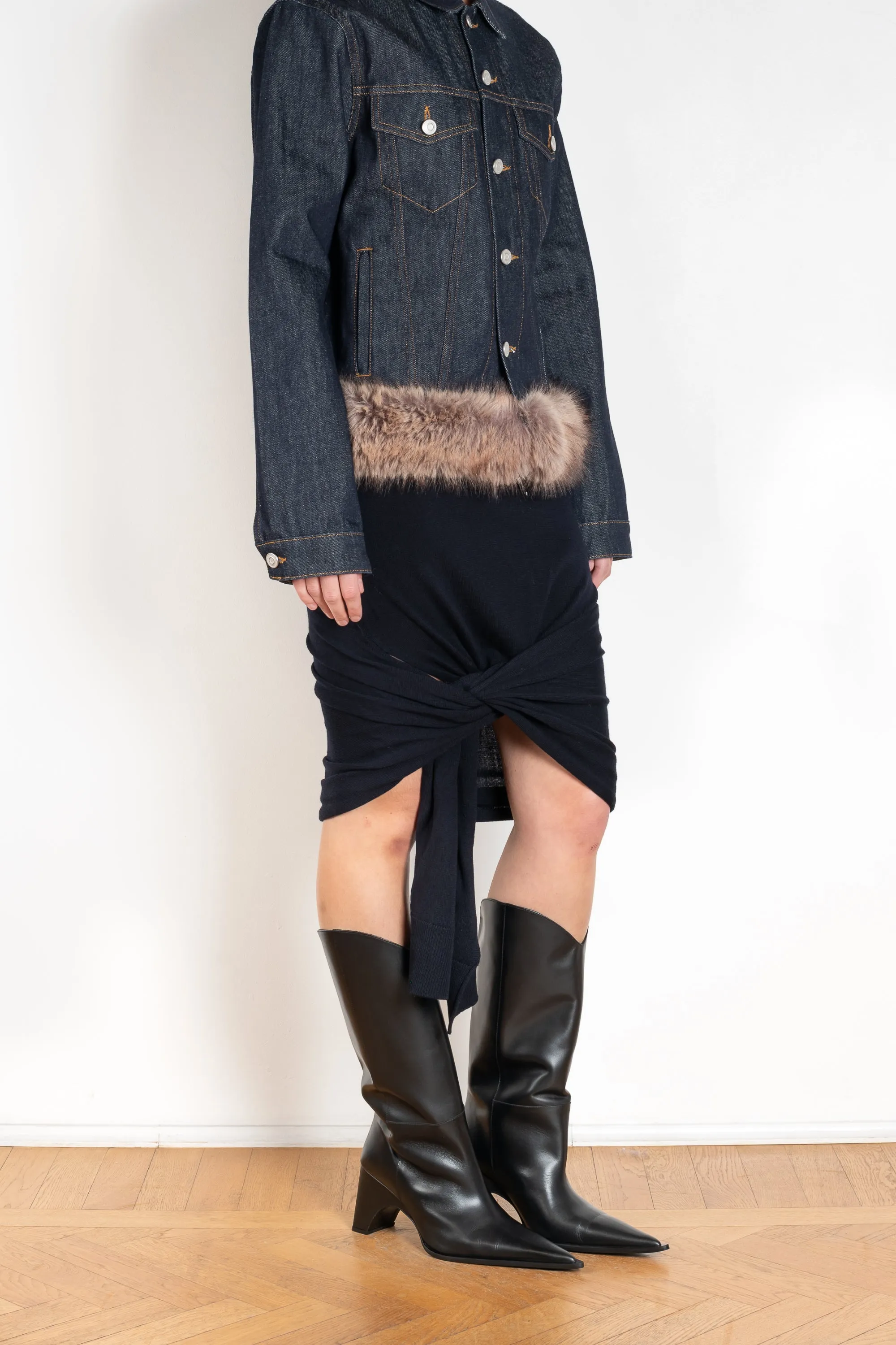 Knotted Bottom Skirt