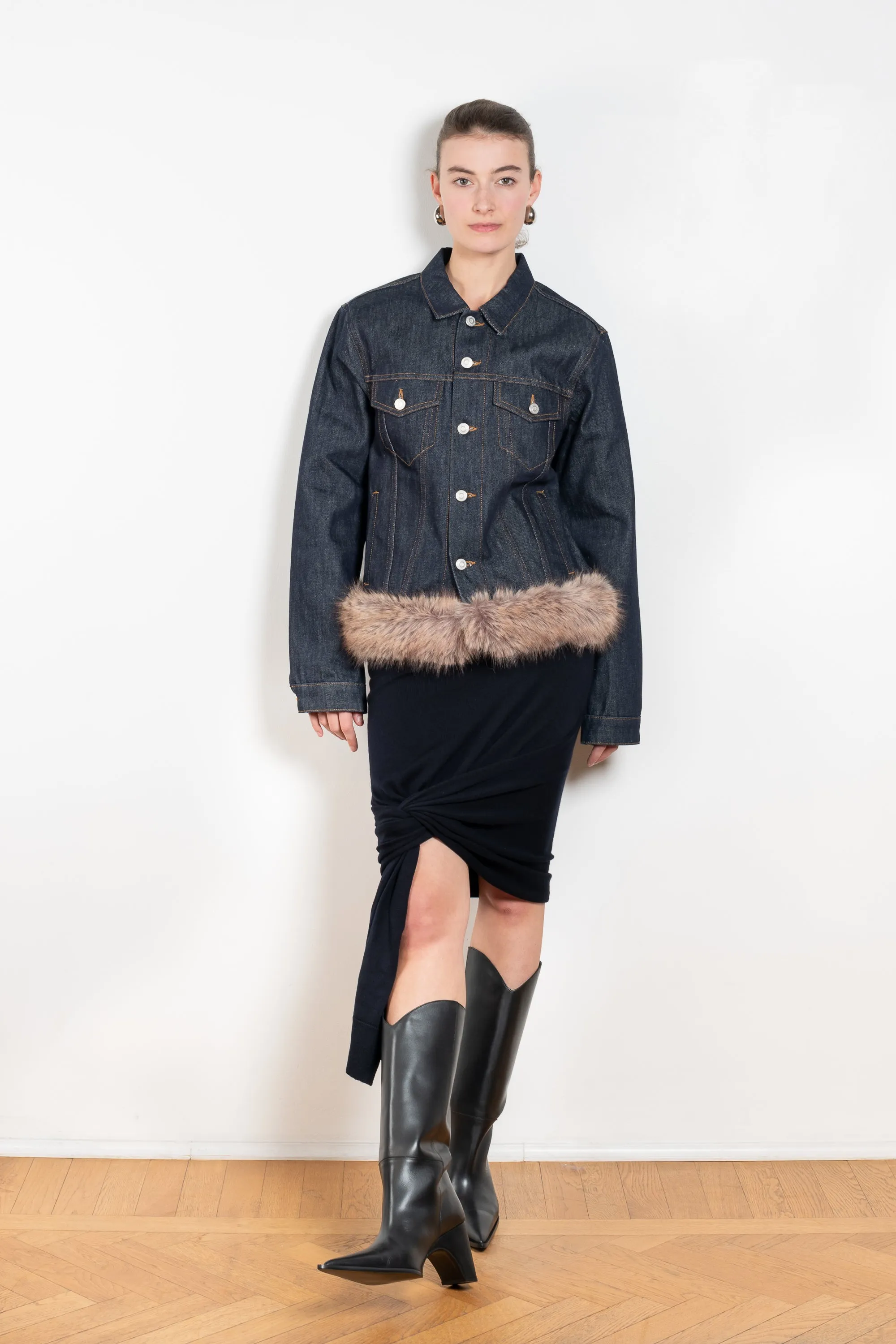 Knotted Bottom Skirt