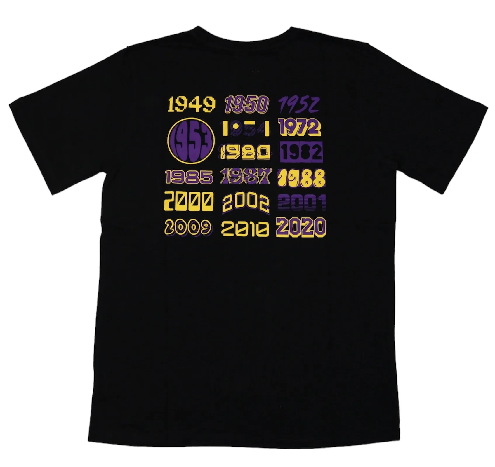 Lakers Champs Stats SS Tee
