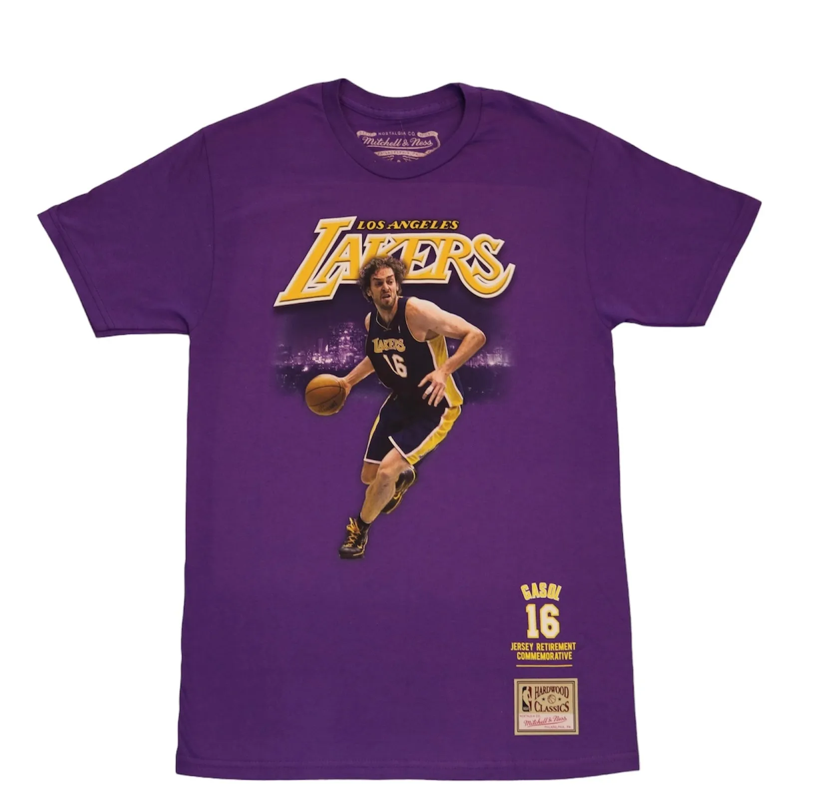 Lakers Gasol NBA Career SS Tee