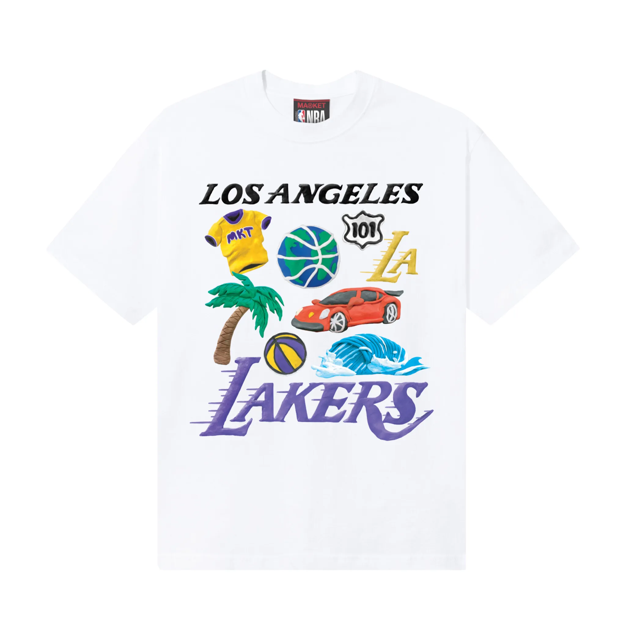 Lakers x Market Short Sleeve Tee