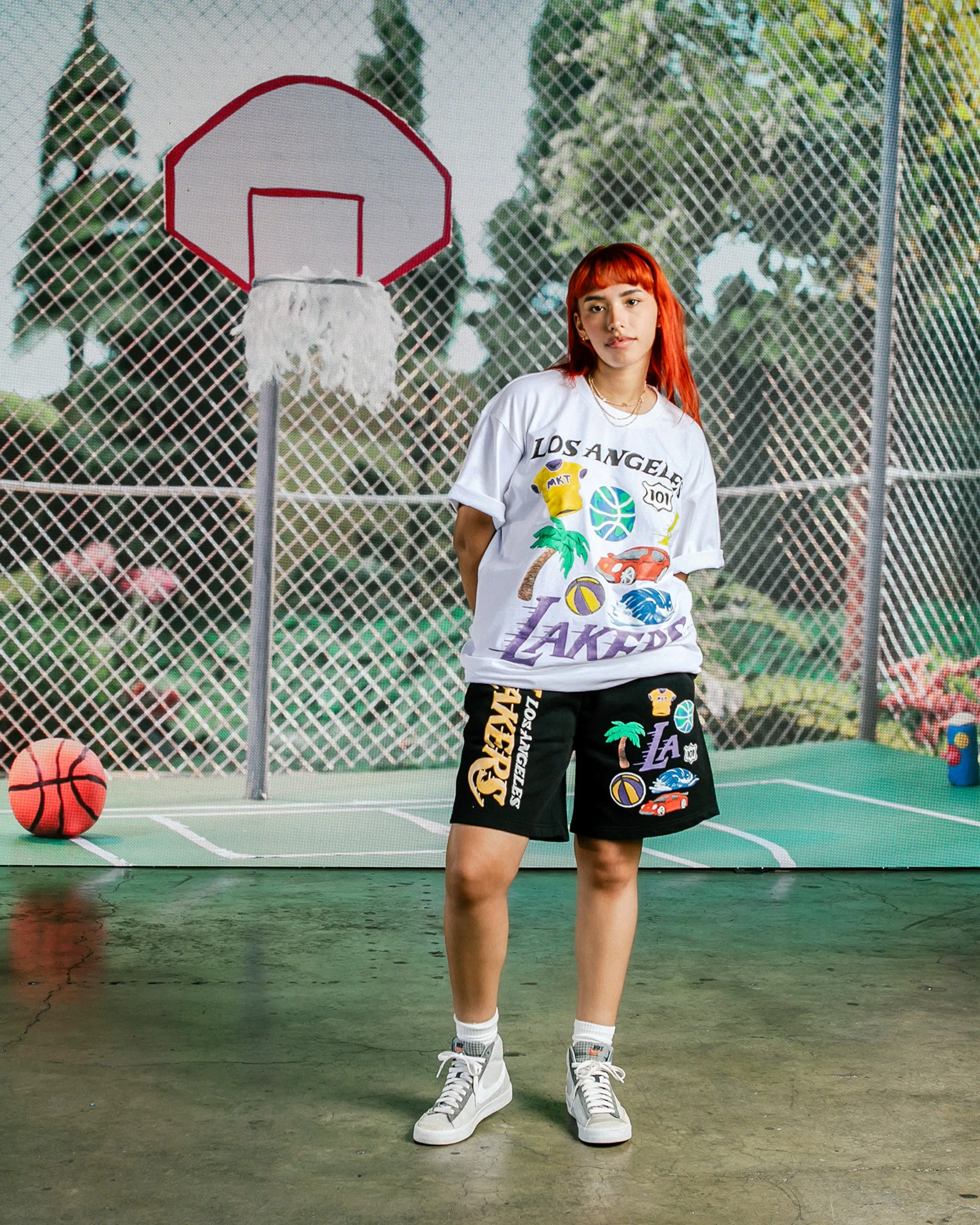 Lakers x Market Short Sleeve Tee