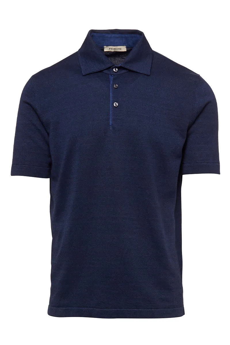 Linen-Cotton Polo
