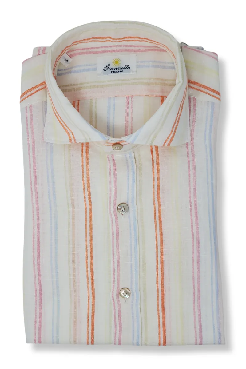 Linen Pin Stripe Shirt