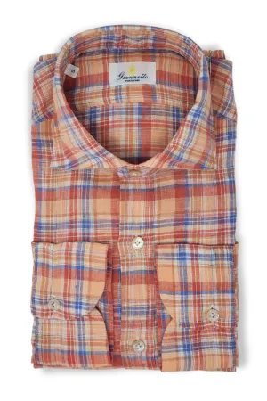 Linen Plaid Shirt