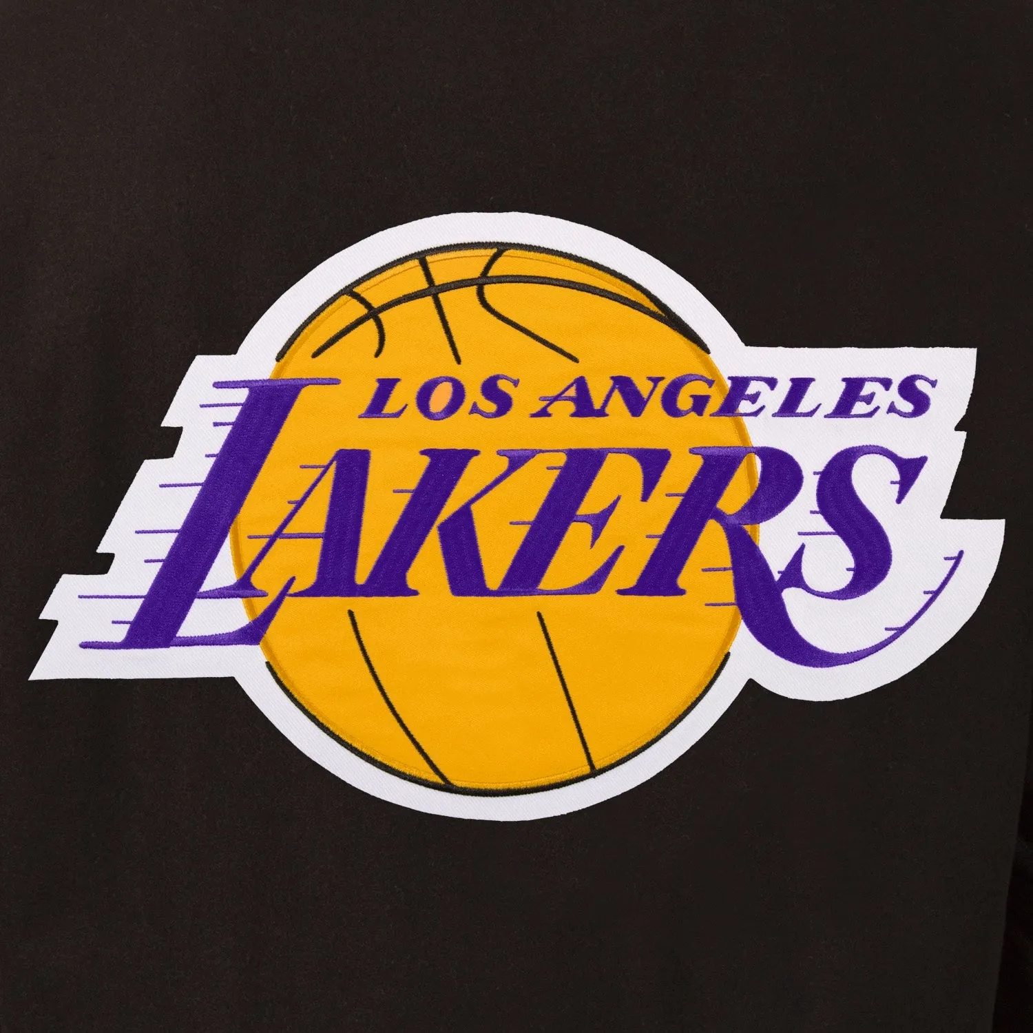 Los Angeles Lakers Wool and Leather Jacket