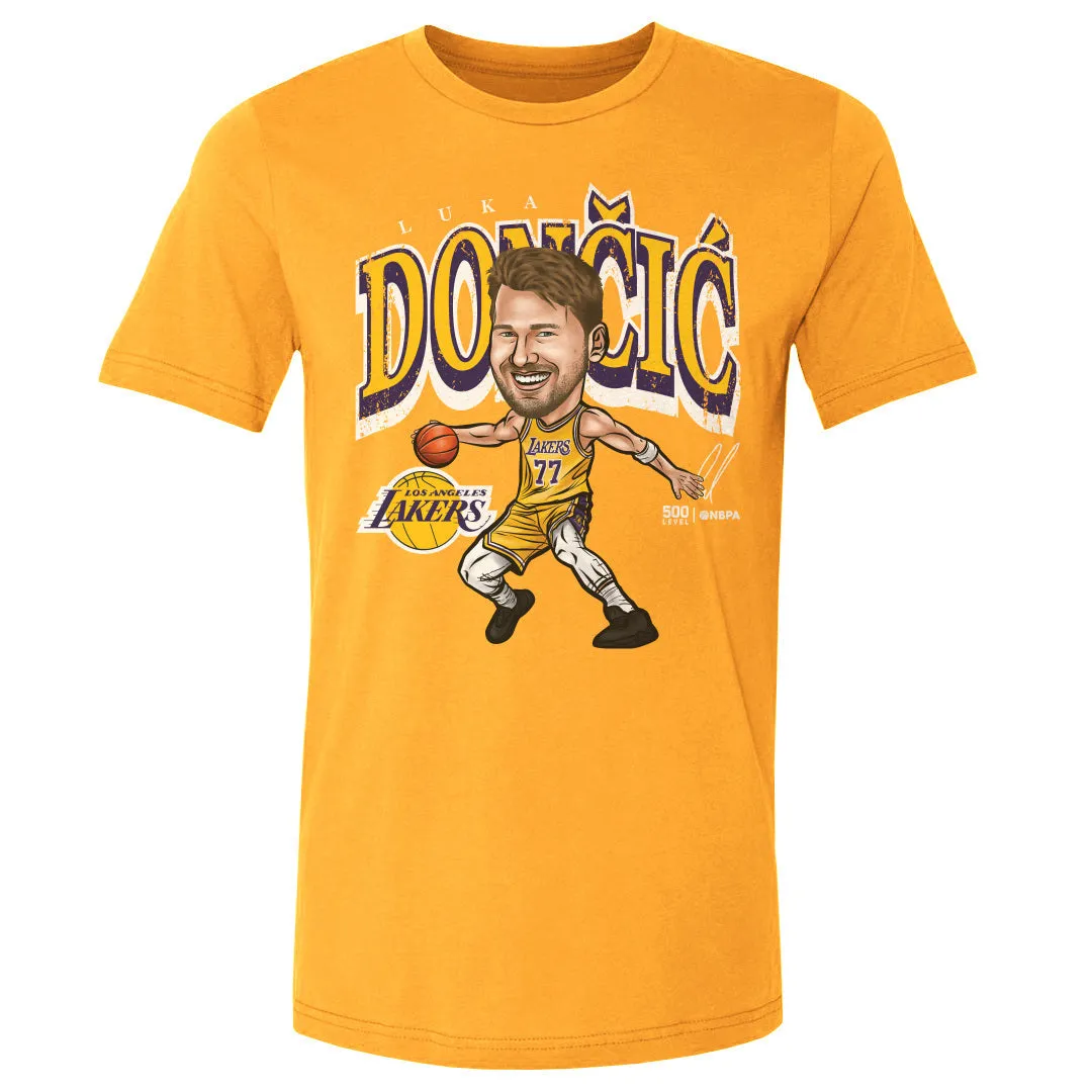 Luka Doncic Los Angeles Lakers Cartoon WHT