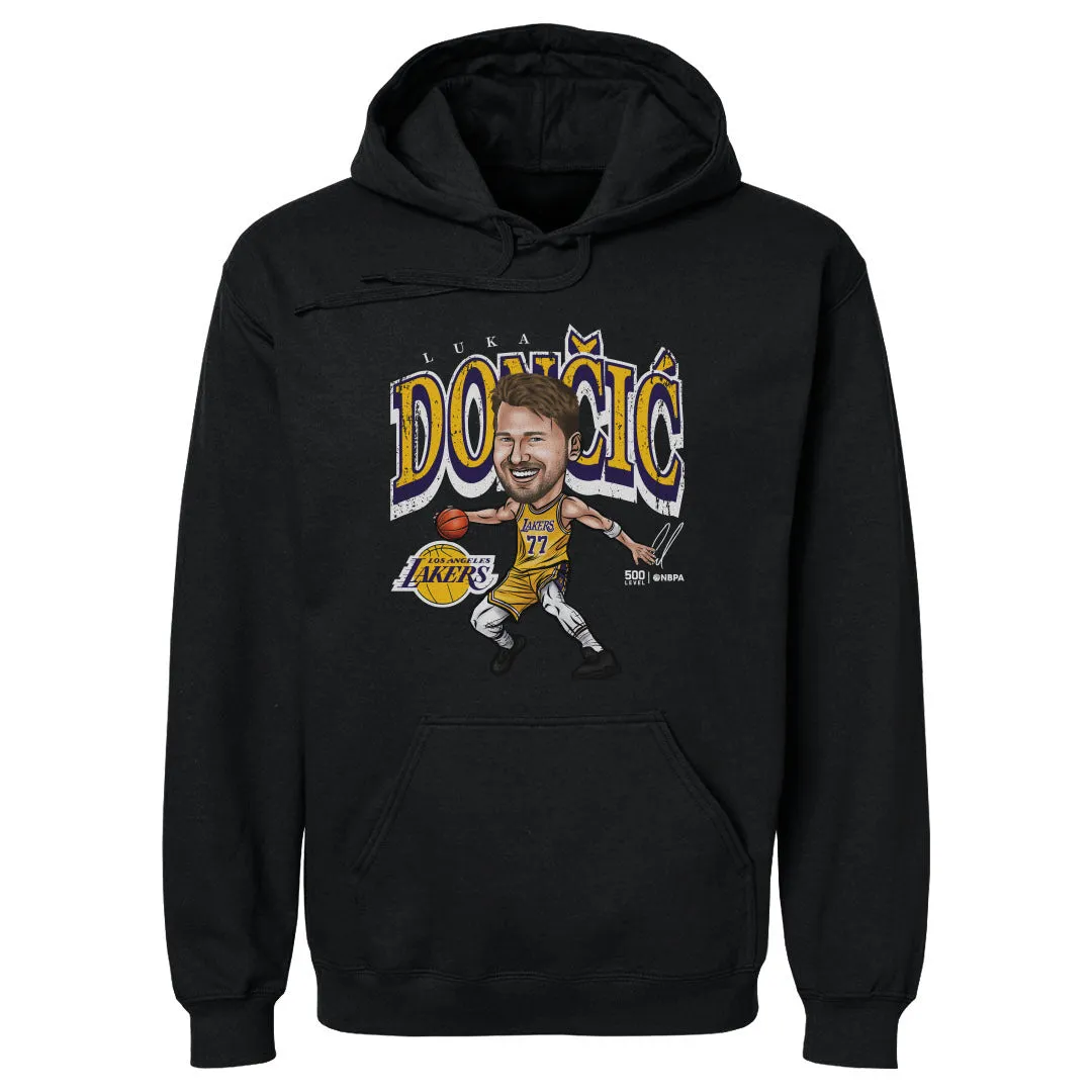 Luka Doncic Los Angeles Lakers Cartoon WHT