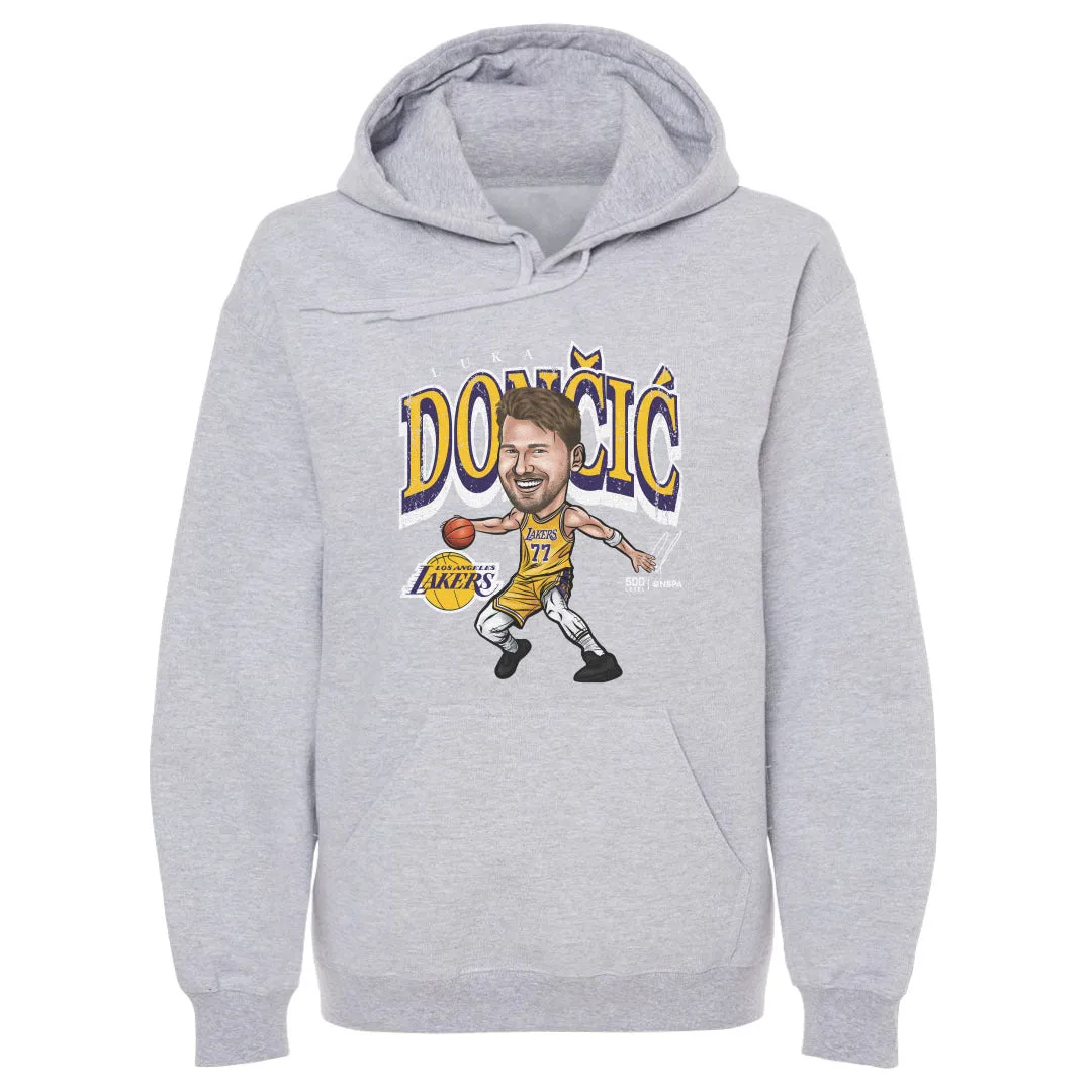 Luka Doncic Los Angeles Lakers Cartoon WHT